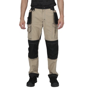 Vente en gros de pantalons de travail à quantité minimale de commande bas pantalons de travail pour hommes personnalisés pantalons de travail au design unique - Product Image 1