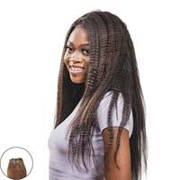 Cheveux Remy à double trame (densité moyenne) - Lisses crépus 100% cheveux humains d'origine éthique