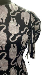 Vestido de algodón de Tigre Blanco estampado a mano de alta calidad para mujer, estilo bohemio e indio con estilo audaz directamente del fabricante - Product Image 4