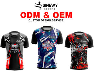 Camiseta de manga corta reversible de alta calidad para hombre Diseño impreso de sublimación transpirable personalizado - Product Image 5