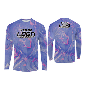 Chemises d'entraînement de protection solaire pour la course à pied T-shirts à manches longues pour hommes Chemises à manches longues évacuant l'humidité - Product Image 1