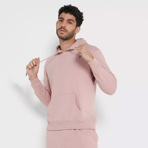Chándal de algodón con capucha para hombre, conjunto de sudadera y pantalones cortos para correr - Product Image 5