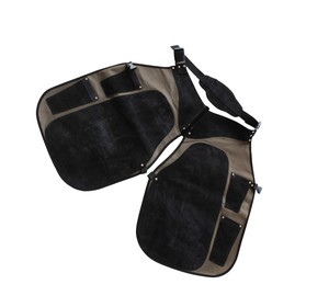 Nouvelle arrivée Tablier de maréchal-ferrant professionnel Chaps en cuir avec protection des jambes renforcée BY TARIQ MFG CO CE ISO EU - Product Image 5