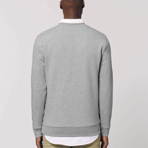 Sudadera gris Regalo Sudadera de cuello redondo 100% Algodón Estética Moda Unisex Sudadera de manga larga - Product Image 2