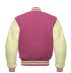 Veste universitaire pour homme de haute qualité, personnalisée, solide, confortable, grande taille, corps en laine, manches en cuir, toile, couleurs personnalisées - Product Image 2
