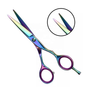 ZACHARY INDUSTRIES-Juego de tijeras de barbero de diseño personalizado, tijeras de tornillo negro frío, instrumentos de belleza, gran oferta - Product Image 2