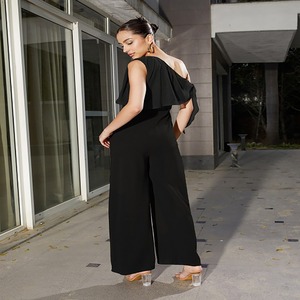 Conjunto de mono bordado de cintura alta para mujer, tejido de rizo, patrón de estilo de oficina para mujer, uso diario Formal - Product Image 5