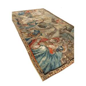 European Brussels <b>Wall</b> <b>Decor</b> Fabric 1600s Scenic Pattern - Product Image 2