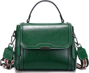 Sac à bandoulière en cuir de qualité supérieure Sac à bandoulière élégant avec sangle réglable, rabat sécurisé, finition élégante et style d'inspiration urbaine - Product Image 2