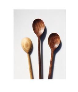 Cuchara de Madera Duradera con Acabado Liso para Mezclar, Remover y Servir Alimentos Calientes/Fríos en Fiestas - Product Image 1