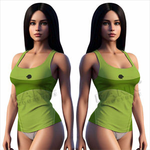 Camiseta sin mangas para mujer con ajuste cómodo Ideal para uso en el hogar y al aire libre Camiseta sin mangas acanalada para mujer Camisa ajustada sin mangas - Product Image 1