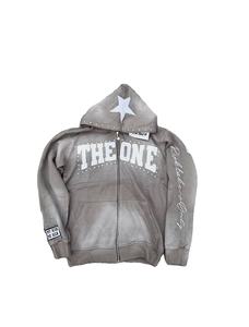 Sudadera con Capucha Desgastada, Lavada al Ácido, Estilo Sólido, Precio Bajo, Mejor Oferta, Hecha a Medida para Hombre - Product Image 5