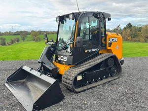Nouvelle chargeuse compacte télescopique sur chenilles JCB 3TS-8T, machine de construction diesel avec godet frontal - Product Image 1