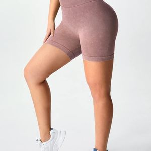 Short taille haute sans couture sur mesure pour femmes vêtements de sport de fitness parfait pour les séances de yoga et d'entraînement de gym shorts - Product Image 3