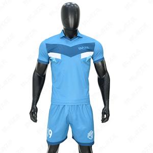 Camiseta de fútbol impresa por sublimación Logotipo personalizado Camisetas de fútbol de secado rápido Kits de fútbol Uniforme camiseta de fútbol - Product Image 2