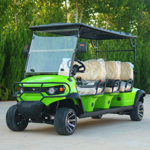 Snelle levering, straatlegaal clubcar, 6-zits, off-road golfkar met elektrische golfkar, elektrische golfscooter - Product Image 1