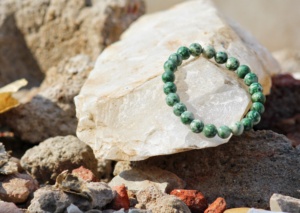 Cuentas de sodalita verde de estilo clásico unisex para pulsera, brazalete de acero inoxidable para aniversario de boda o regalo de fiesta - Product Image 2