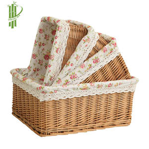 100% Handmade From Vietnam Rattan Box Gift Handicraft square Handwoven <b>Wicker</b> <b>Baskets</b> Manufacturing by VgreenArt - Product Image 1