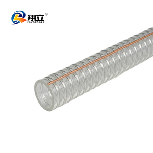 PVC dây thép dát xoắn ốc ống hút PVC xoắn ốc gia cố ống máy làm - Product Image 4