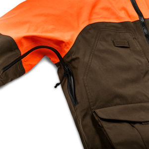 Vente en gros Veste de chasse imperméable Orange Upland Veste légère Upland Veste d'extérieur coupe-vent et respirante pour hommes - Product Image 5