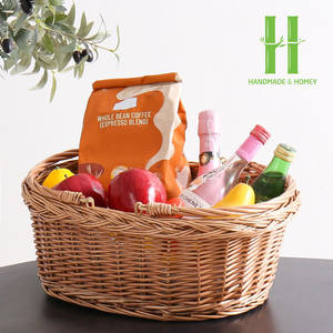 Must-have Handicraft Item Elegant Rattan Storage <b>Basket</b> For Christmas Decorations Gifts Shoe Organization Storage Box jiahao - Product Image 6