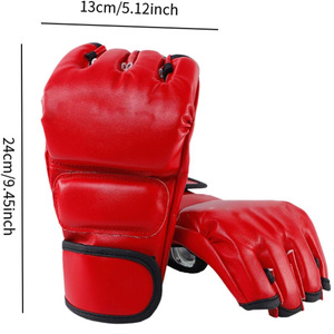 Prix de gros Gants de MMA professionnels Poignées d'extérieur Taille unisexe Cuir de vachette de qualité supérieure - Product Image 5