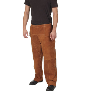 Pantalon de soudage en cuir Travail de soudage Tanzanie Tablier de soudage avec manches - Product Image 2