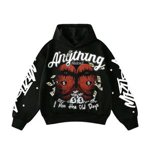 Sudadera con Estampado DTG/DFT Estilo Urbano, Estilo de Vida Urbano, Poliéster/Algodón, Logotipo Frontal, Servicios DTF/DTG Disponibles - Product Image 1