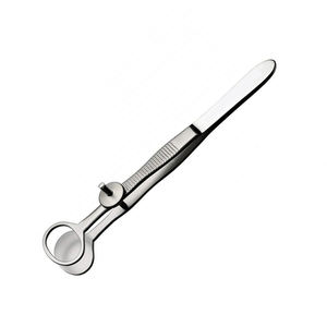 Fórceps de chalazión quirúrgico de superficie no reflectante alemana, fórceps de chalazión Lambert de Oftalmología Premium, acero inoxidable de 4 pulgadas - Product Image 4