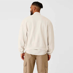 Nouvelle veste universitaire pour homme de style streetwear, devant à col montant, impression personnalisée en couleur, tissu en laine de haute qualité, hiver 2025 - Product Image 3