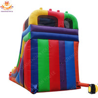 Bouncer gonflable circulaire coloré de grande taille pour usage commercial, idéal pour les adultes et les enfants, parfait pour les jardins et les piscines.