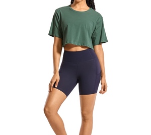 Séchage rapide respirant en plein air Fitness sport course vêtements Fitness Yoga Gym en plein air femmes Yoga hauts en gros personnalisé - Product Image 1