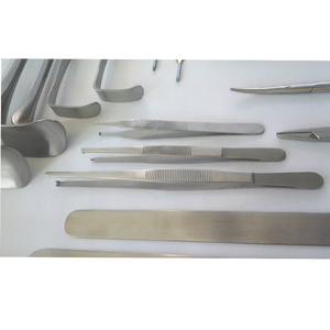 Conjunto básico de laparotomía de 104 piezas, instrumentos quirúrgicos superiores para cirugía abdominal, fuente de alimentación Manual, punta superior dorada, gran oferta - Product Image 3