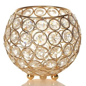 Reliable Quality Crystal Tea <b>Light</b> <b>Candle</b> Stand Sparkly Metal Votive <b>Candle</b> Holder for Housewarming Christmas Occasions - Product Image 1