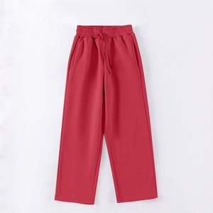 Oversized Wide Leg Sweatpants 450Gsm Baggy <b>Loose</b> <b>Fit</b> Polyester/Cotton Fleece Thick <b>Jogger</b> Pants Mid Waist Casual High Street <b>Men</b> - Product Image 4
