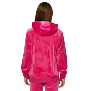 Logo personnalisé pour femmes deux pièces ensemble doux respirant velours Street Wear décontracté blanc meilleur produit dentelle solide un ensemble - Product Image 2