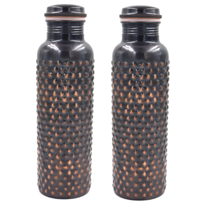 Best Gifting Set of Two Customized Copper Water Bottles <b>PC</b> Material for Household <b>Office</b> Use Drinkware Customers Choice Packaged - Product Image 3