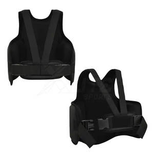 Protection de Poitrine en Cuir et Caoutchouc Premium pour les Arts Martiaux, la Boxe et les Entraînements de Fitness - Protection Corporelle Confortable et Respirante - Product Image 6