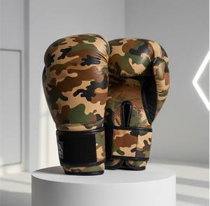 ถุงมือฝึกซ้อมหนังเมทัลลิกสีรุ้งระดับมืออาชีพ พร้อมเชือกผูกแบบแน่นหนา และแผ่นรองโฟมหลายชั้นสำหรับออกกำลังกาย - Product Image 2