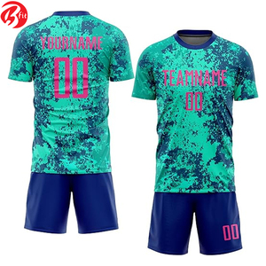 Meilleur prix uniforme de football imprimé pour adultes coupe automatisée maillot et hauts de football vêtements de football - Product Image 5
