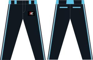 100% Polyester Meilleure Qualité Pantalons de Baseball Softball Porter - Product Image 3