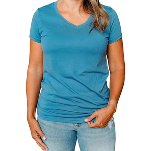 Lovely Modern Fit Womens <b>Tshirt</b> Created For Relaxed Comfort With Refined Appearance And Stylish Daily Fashion Presence - Product Image 3