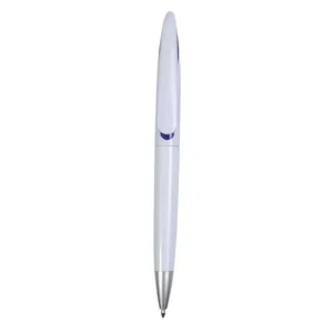 Marcadores Promocionales Personalizados con Bolígrafo de Cuerpo Blanco y Cierre a Presión - Product Image 4