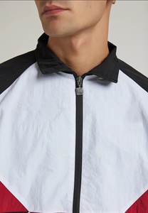 Veste coupe-vent pour homme de qualité supérieure, col montant vintage, fermeture éclair, printemps automne, vêtements décontractés pour homme - Product Image 3