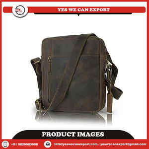 Bolso bandolera de cuero genuino Vintage con doble bolsillo, diseño de hilo bohemio, cierre con cremallera, uso diario, bandolera para mujer - Product Image 2