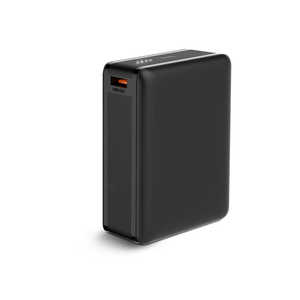 Batería Externa KSIX Negra de 20000mAh con Tecnología Solar, Salida de 40W, Enchufe Estándar Japonés, Material de Paja de Trigo y Plástico, Batería de Polímero de Litio - Product Image 1