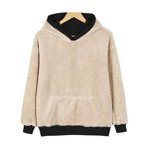 Sweat-shirt à capuche en polaire doux pour femmes, prix raisonnable, vêtements d'hiver, pull pour femmes dans un style unique - Product Image 3