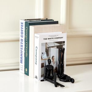 Sujetalibros de Metal único SCLUCTURAL con estilo para oficina, hogar y biblioteca, soporte para libros de alta resistencia, perfecto para espacios modernos - Product Image 4