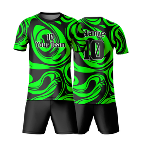 ชุดเสื้อฟุตบอลผ้าโพลีเอสเตอร์ชุดเสื้อเจอร์ซี่สำหรับปีใหม่2023ออกแบบตามสั่ง - Product Image 4