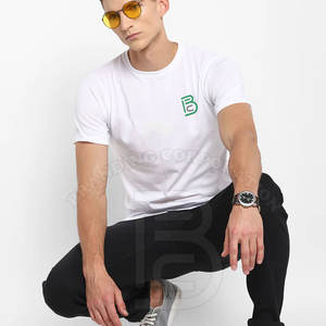 T-shirt uni T-shirts de haute qualité pour hommes T-shirt Chemises en coton pour hommes Vêtements en coton personnalisés - Product Image 3